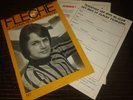 CLAUDE FRANCOIS JOURNAL MAGAZINE FLECHE NUMERO 01 COMPLET + CADEAU No5 INCOMPLET