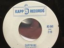 Big Danny Oliver Sapphire/I Wanna Go Steady Orig. Kapp R&B/R&R Promo 45
