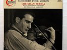CHRISTIAN FERRAS, SARGENT - BEETHOVEN violin concerto TRIANON stereo LP EX+