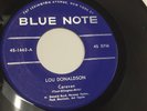 LOU DONALDSON   BLUE NOTE 1662 jazz 45. Caravan/Old Folks. RVG. EX. LEXINGTON