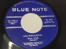 LOU DONALDSON   BLUE NOTE 1720 jazz 45. Blues Walk/Masquerade is Over. RVG. EX.