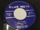 ART TAYLOR   BLUE NOTE 1800 jazz 45. Cookoo & Fungi/Epistrophy. RVG. EX.