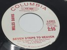 MILES DAVIS   Seven Steps/Devil May Care. Columbia WLP 42853 jazz 45. EX