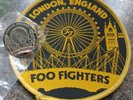 Foo Fighters O2 Arena London Event Rare one off Badge & Patch & O2 SETLIST
