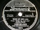 Brunswick 7872 Leon Belasco Orchestra Andrews Sisters first record 1937 78 RPM