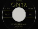 Doo-Wop 45 - Velours - My Love Come Back - Onyx - mp3