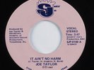 Modern Soul 45 JOE TAYLOR It Ain't No Harm SMOKIN' JOE HEAR