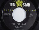 Northern Mod Soul 45 T-K-O'S The Fat Man TEN STAR HEAR