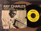 RAY CHARLES Walkin' & Talkin' 45 with PS Very rare Bonus Records Phil Flowers