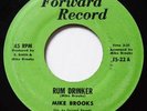 MIKE BROOKS Rum Drinker FORWARD ROOTS REGGAE 45 Hear