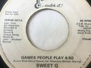 RARE RAP PROMO 45/ SWEET G 