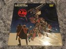 VINTAGE BATTLESTAR GALACTICA 1978 RARE STU PHILLIPS SOUNDTRACK w/POSTER