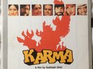 Karma 1986 Bollywood LP Record Jackie Shroff