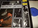 ERIC DOLPHY : LAST DATE ORIGINAL LP 1964 FONTANA 681008 NL