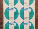 VINTAGE IMPACT  LABEL PRINT SHEET THE EAGLES Rasta Harvest 45 RARE 6 Labels 