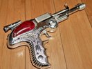 VINTAGE LONE STAR SPACE OUTLAW ATOMIC PISTOL RAY GUN CHROME FOO FIGHTERS  B015