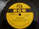 mgm, 78 rpm, love you, bill hayes and judy johnson ,a little kiss each morning
