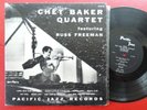 CHET BAKER QUARTET on Pacific Jazz [PJLP-6] | jazz 10