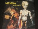 Nirvana rare '92 1st press 45 Lithium on Sub Pop DGC  EX/EX+