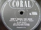 78rpm alan dale DON`T KNOCK THE ROCK / YOUR LOVE IS MY LOVE
