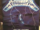 METALLICA  Ride The Lighting White Label Promo Lp Original MegaForce / EleKtra