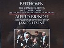 BEETHOVEN The 5 Piano Concertos Brendel Levine Philips Digital 4 LP Box set