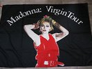 Madonna Virgin Tour VERY RARE queen of pop group music artist poster FLAG