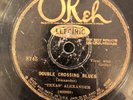 Okeh 8745 Texas Alexander w LITTLE HAT JONES guitar  78 rpm V-/G+ 1929