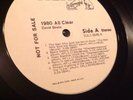1980..David Bowie LP ..RCA DJ Promo..White Label..All Clear..vinyl..lovely copy