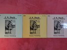 ROMAN TOTENBERG ' J.S BACH,  VIOLIN-SOLO-WERKE l, ll, lll '  1ST PRESS, LIMITED