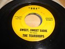 the teardrops vinyl 45                    sweet, sweet sadie/you go your way
