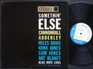 CANNONBALL ADDERLEY MILES DAVIS Somethin' Else LP BLUE NOTE 1595 NY Art Blakey