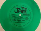 The Jam Ltd green flexi disc from flexi pop -pop art poem/boy about town 