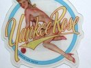 EX/EX  DAVID LEE ROTH VAN HALEN YANKEE ROSE SHAPED VINYL PICTURE PIC DISC