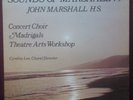 JOHN MARSHALL High School (Los Angeles) 1979 Concert Choir Madrigals LP Vinyl