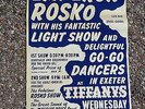 Vintage music poster Emperor Rosko dj radio caroline pirate radio memorabilia