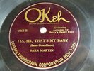 Sara Martin & Harry's Happy Four - OKEH 8262 - Yes, Sir, That's My Baby