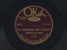 Blues 78 Okeh 8958 Memphis Jug Band