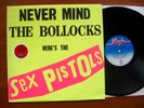 Sex Pistols - Never Mind The Bollocks - blank back - UK 11 track - A1/B1 matrix