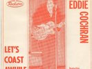 EDDIE COCHRAN. LET'S COAST AWHILE. RARE UK EP 7