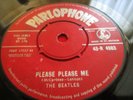 BEATLES  PLEASE PLEASE ME / ASK ME  1963 RED LABELLED ORIG U.K. 45. V/G plus
