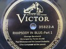 GERSHWIN Rhapsody In Blue. Paul Whiteman. Composer At The Piano Victor 35822 NM-