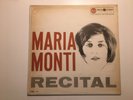 MARIA MONTI/GABER  Recital LP ORIGINALE RCA SERIE EUROPA