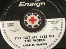 CHARLES WALKER I've Got My Eyes On The World ENSIGN 45 PROMO R&B Sax Rocker HEAR