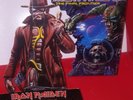IRON MAIDEN - Stranger in a strange land & Final Frontier promo display card