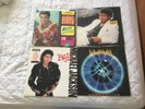 4 classic lps def leppard Michael Jackson and elvis one rare Zimbabwe pressings