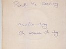 PAUL McCARTNEY  rare orig FRENCH TEST PRESSING 45 ANOTHER DAY OH WOMAN OH CRY