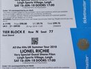 2x Lionel Richie Tickets