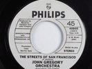 Funk OST 45 JOHN GREGORY ORCHESTRA The Streets Of... PHILIPS VG+ promo HEAR