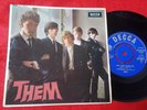 THEM   RARE UK  EP  1965  UNBOXED  DECCA LABEL   VG+